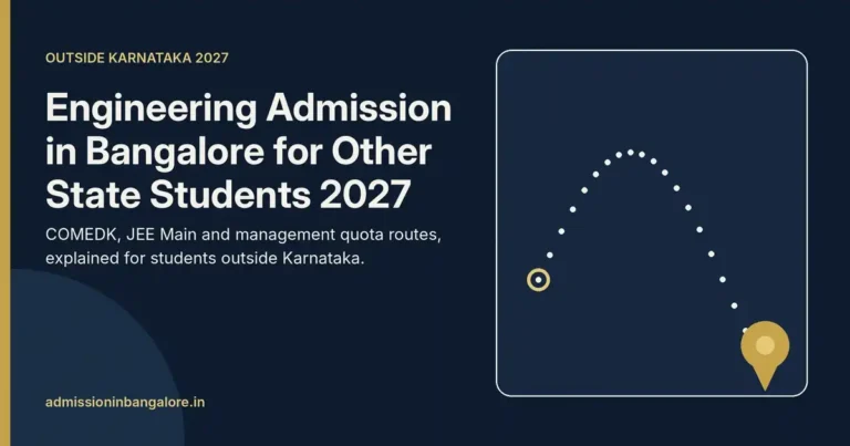 Engineering Admission in Bangalore for Other State Students 2027 10 Engineering admission in Bangalore for other state students 2027 guide