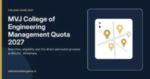 MVJ College of Engineering MVJCE management quota admission 2027 Whitefield Bangalore